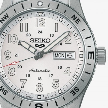 SEIKO 5 SPORTS FIELD 41 MM ACERO Esf. BLANCA