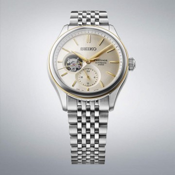 SEIKO PRESAGE CLASSIC SERIES SKELETON BICOLOR