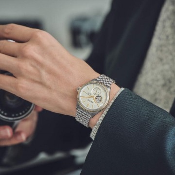 SEIKO PRESAGE CLASSIC SERIES SKELETON BICOLOR