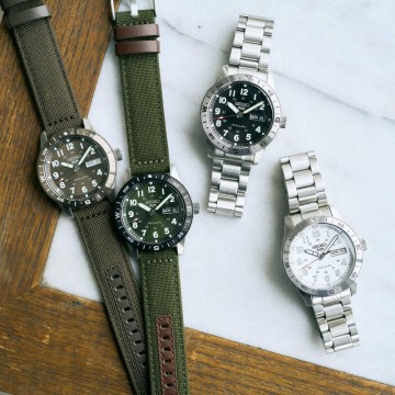SEIKO 5 SPORTS FIELD 41 MM NYLON Esf. CAQUI