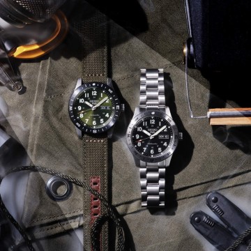 SEIKO 5 SPORTS FIELD 41 MM ACERO Esf. NEGRA