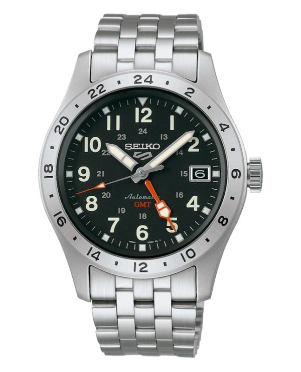 SEIKO 5 SPORTS FIELD DEPORTIVO GMT NEGRO
